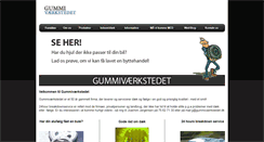 Desktop Screenshot of gummivaerkstedet.dk